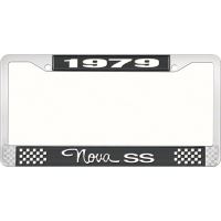 1979 NOVA SS LICENSE PLATE FRAME STYLE 3 BLACK