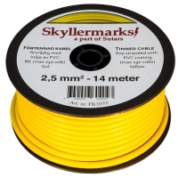 Elkabel Fört.2,5mm Gul 14m