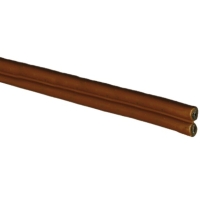 Elkabel Fört.2x1,5mm 10m Brun