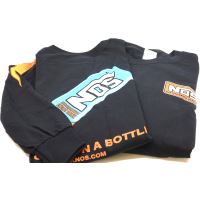 NOS Drink L/S Black Tee-Small