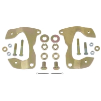 Disc brake caliper bracket set, OE spindles, w/ small GM cal