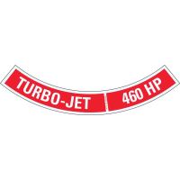 460 HP Turbo-Jet Decal