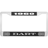 1960 DART LICENSE PLATE FRAME - BLACK