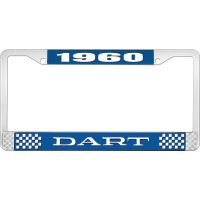 1960 DART LICENSE PLATE FRAME - BLUE