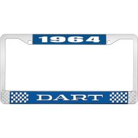 1964 DART LICENSE PLATE FRAME - BLUE