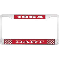 1964 DART LICENSE PLATE FRAME - RED