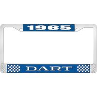 1965 DART LICENSE PLATE FRAME - BLUE