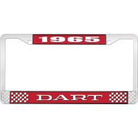 1965 DART LICENSE PLATE FRAME - RED