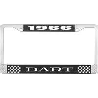 1966 DART LICENSE PLATE FRAME - BLACK