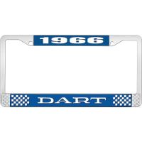 1966 DART LICENSE PLATE FRAME - BLUE