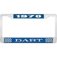 1970 DART LICENSE PLATE FRAME - BLUE