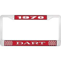 1970 DART LICENSE PLATE FRAME - RED