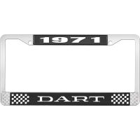 1971 DART LICENSE PLATE FRAME - BLACK