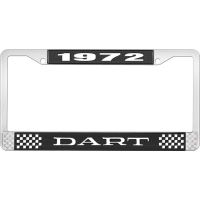 1972 DART LICENSE PLATE FRAME - BLACK