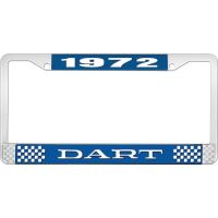 1972 DART LICENSE PLATE FRAME - BLUE