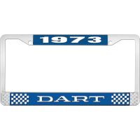 1973 DART LICENSE PLATE FRAME - BLUE