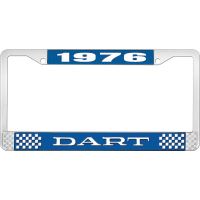 1976 DART LICENSE PLATE FRAME - BLUE