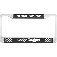 1972 DODGE DEMON LICENSE PLATE FRAME - BLACK