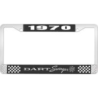 1970 DART SWINGER LICENSE PLATE FRAME - BLACK