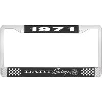 1971 DART SWINGER LICENSE PLATE FRAME - BLACK