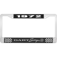 1972 DART SWINGER LICENSE PLATE FRAME - BLACK