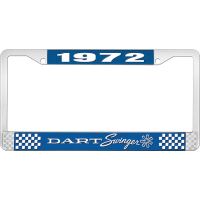 1972 DART SWINGER LICENSE PLATE FRAME - BLUE