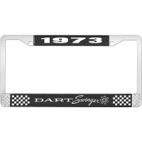 1973 DART SWINGER LICENSE PLATE FRAME - BLACK