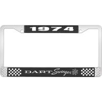 1974 DART SWINGER LICENSE PLATE FRAME - BLACK