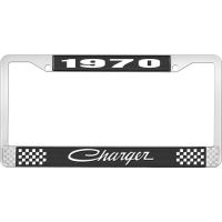 1970 CHARGER LICENSE PLATE FRAME - BLACK