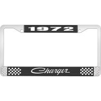 1972 CHARGER LICENSE PLATE FRAME - BLACK