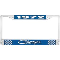 1972 CHARGER LICENSE PLATE FRAME - BLUE