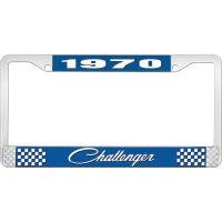 1970 CHALLENGER LICENSE PLATE FRAME - BLUE