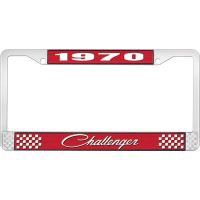 1970 CHALLENGER LICENSE PLATE FRAME - RED