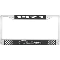 1971 CHALLENGER LICENSE PLATE FRAME - BLACK