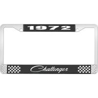 1972 CHALLENGER LICENSE PLATE FRAME - BLACK