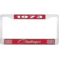 1973 CHALLENGER LICENSE PLATE FRAME - RED