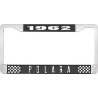 1962 POLARA LICENSE PLATE FRAME - BLACK