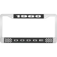 1960 DODGE LICENSE PLATE FRAME - BLACK