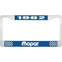 1962 MOPAR LICENSE PLATE FRAME - BLUE