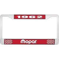 1962 MOPAR LICENSE PLATE FRAME - RED