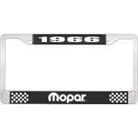 1966 MOPAR LICENSE PLATE FRAME - BLACK