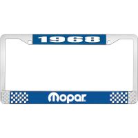 1968 MOPAR LICENSE PLATE FRAME - BLUE