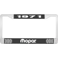 1971 MOPAR LICENSE PLATE FRAME - BLACK