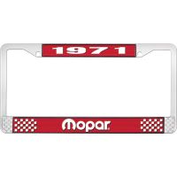 1971 MOPAR LICENSE PLATE FRAME - RED