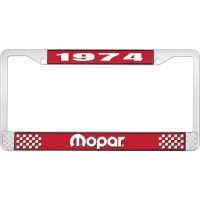 1974 MOPAR LICENSE PLATE FRAME - RED