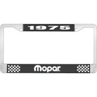 1975 MOPAR LICENSE PLATE FRAME - BLACK