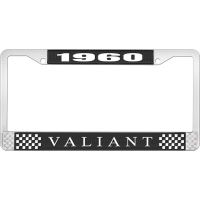 1960 VALIANT LICENSE PLATE FRAME - BLACK