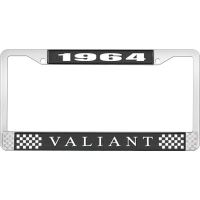 1964 VALIANT LICENSE PLATE FRAME - BLACK