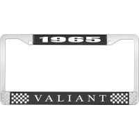 1965 VALIANT LICENSE PLATE FRAME - BLACK