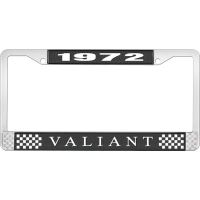 1972 VALIANT LICENSE PLATE FRAME - BLACK